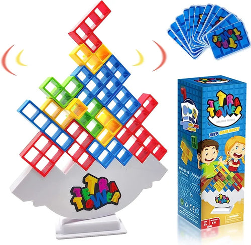 Jogo Tetra Tower™ (Combinação do Tetris com o Jenga) - 32 ou 48 pçs